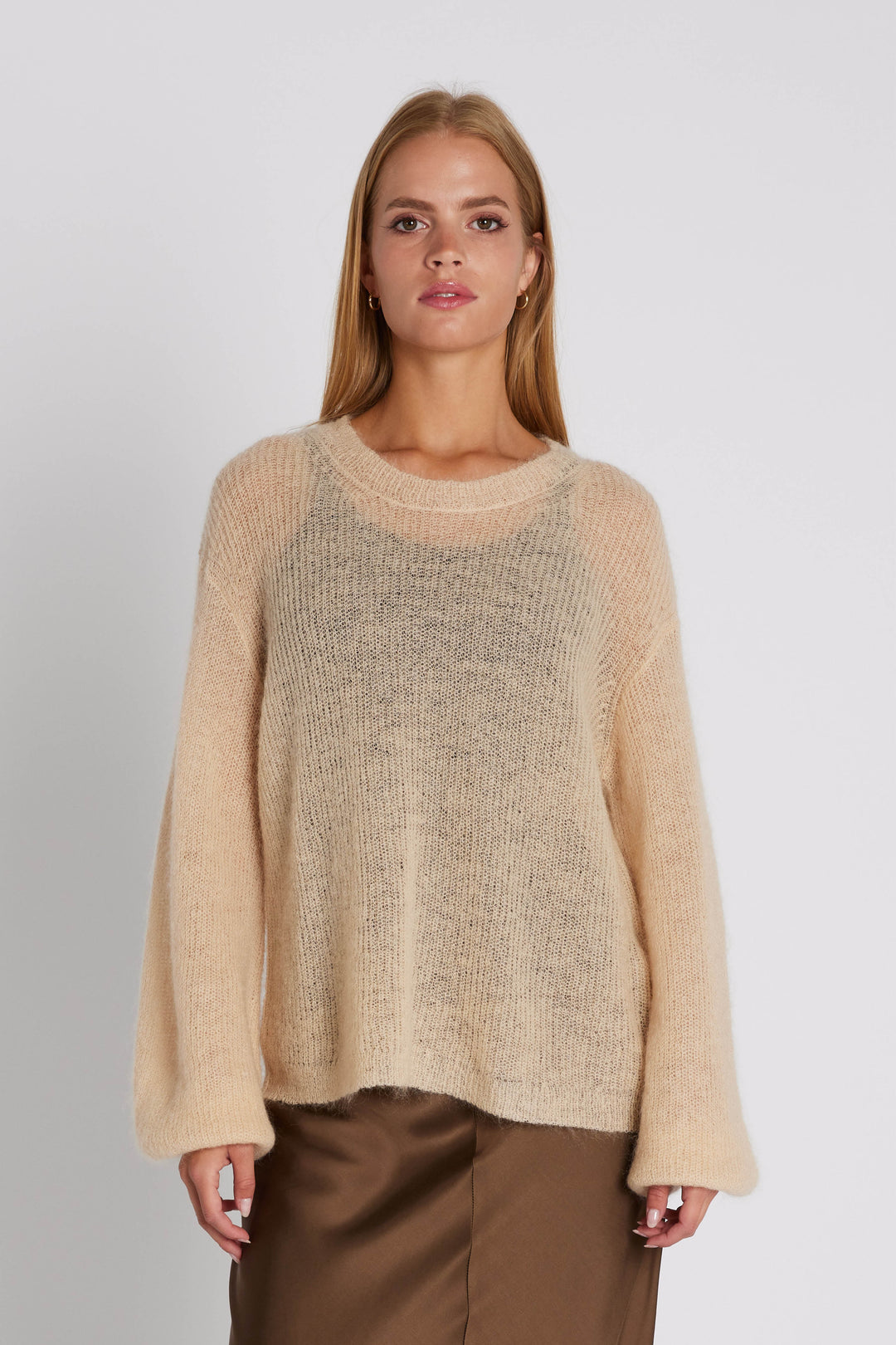 Rue de Femme RDFPelia strik KNITWEAR, HEAVY 420 Flint