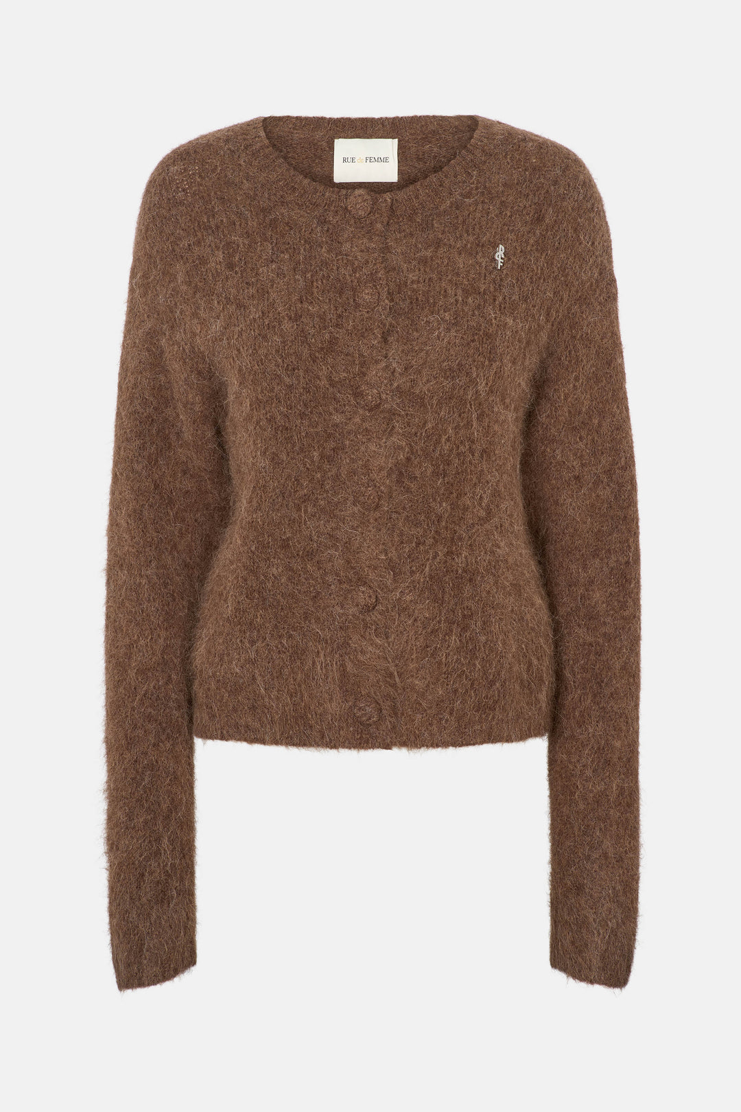 Rue de Femme RDFPetra strik cardigan KNITWEAR 194 Chocolat