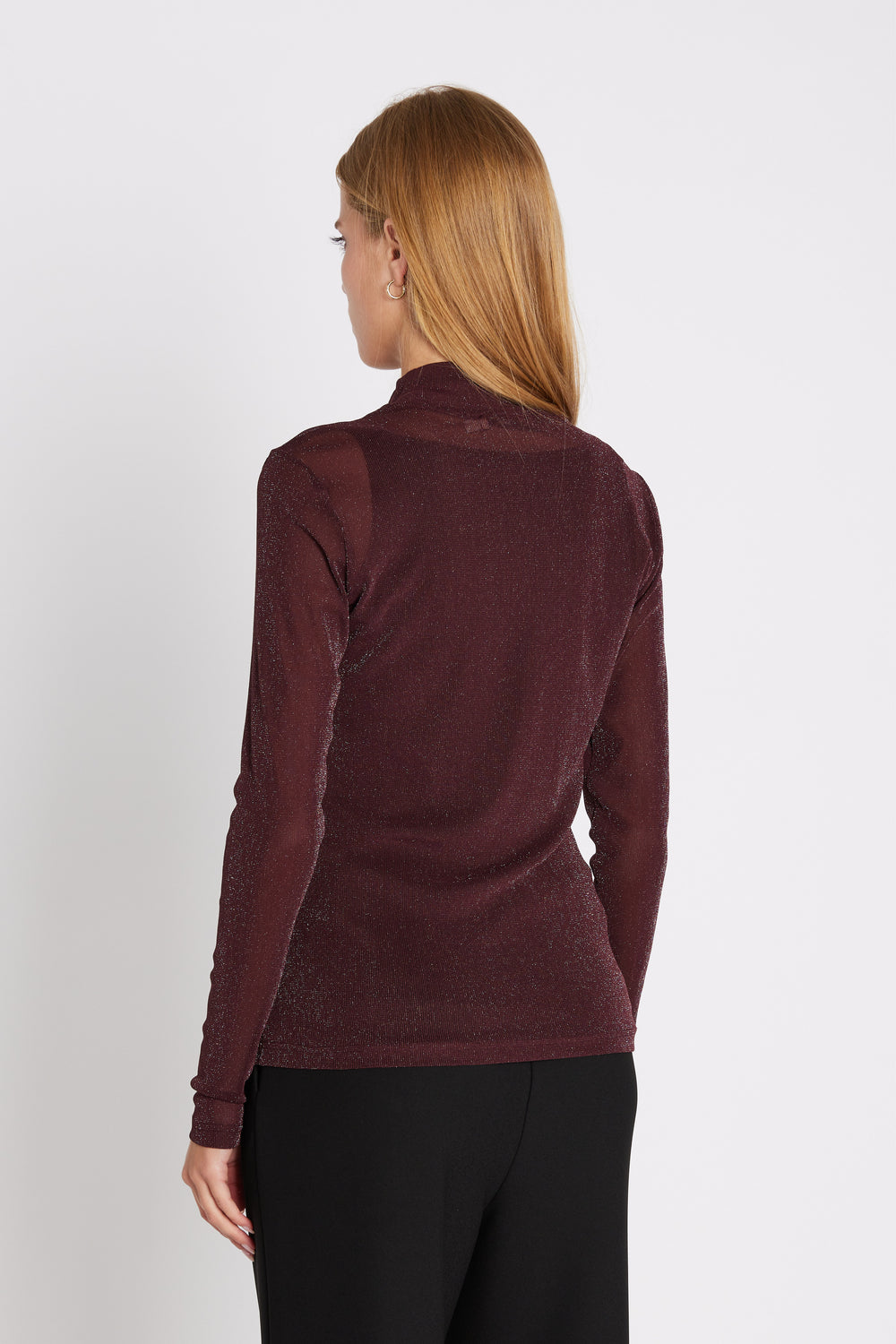 Rue de Femme RDFRollNeck BLOUSE 306 Wine