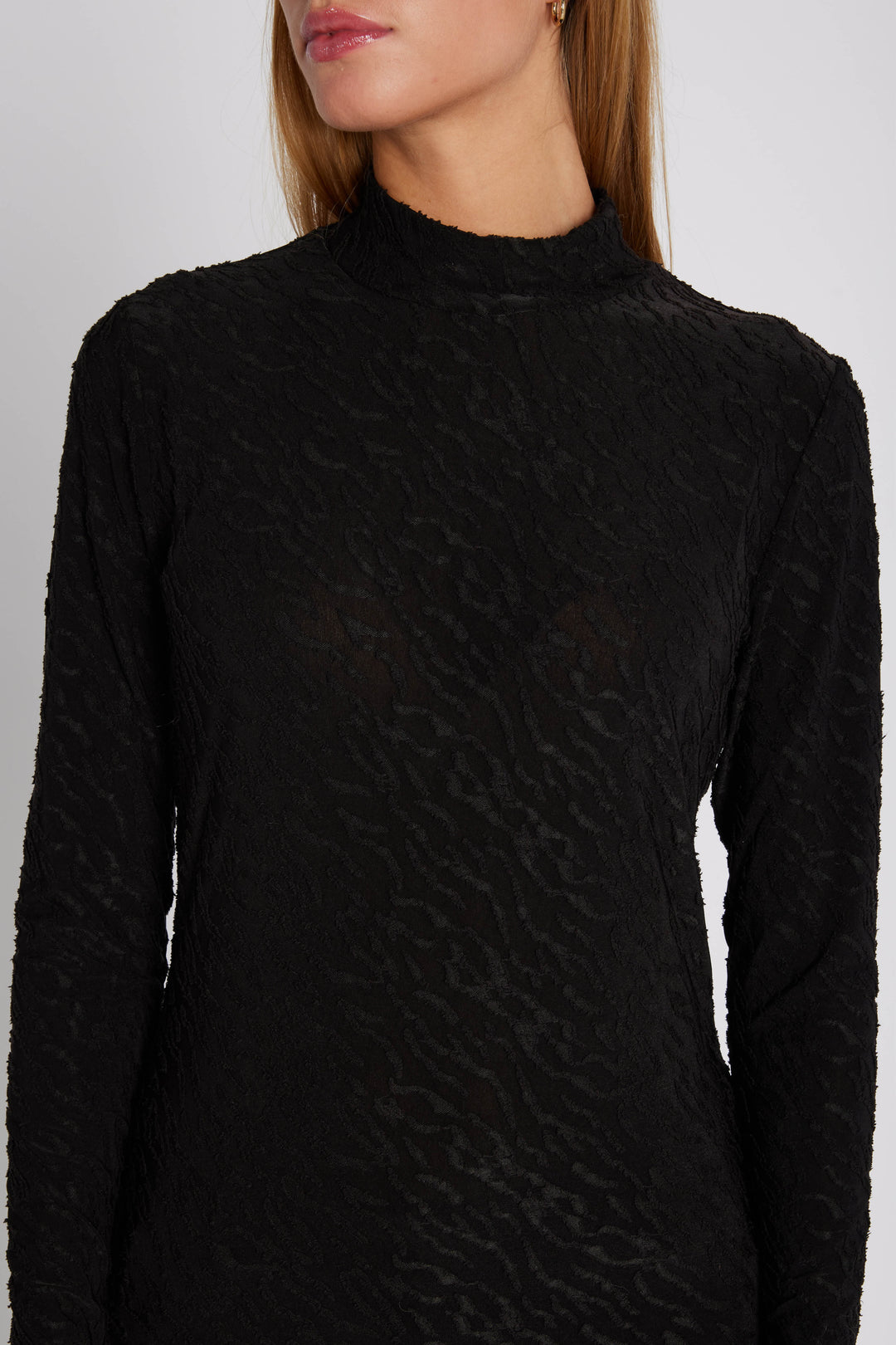 Rue de Femme RDFRollNeck bluse BLOUSE Sort