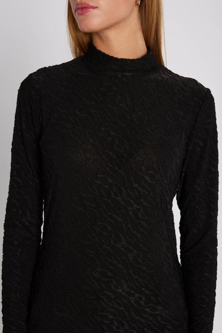 Rue de Femme RDFRollNeck bluse BLOUSE Sort