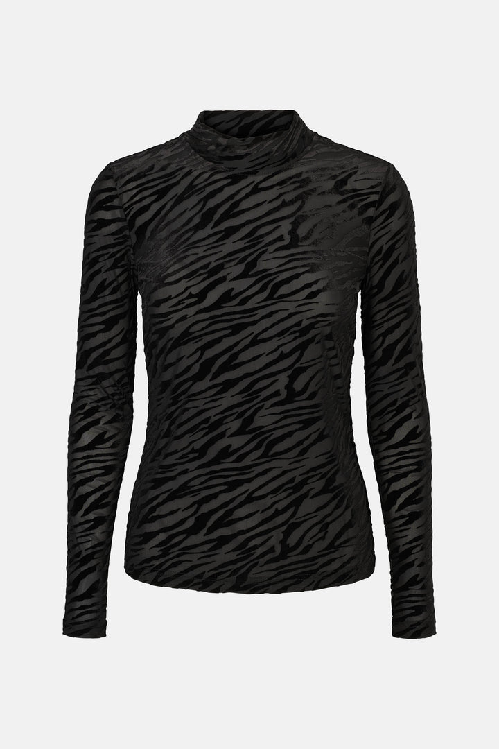 Rue de Femme RDFRollNeck bluse BLOUSE Sort