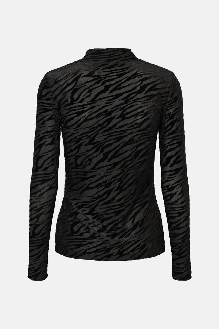 Rue de Femme RDFRollNeck bluse BLOUSE Sort