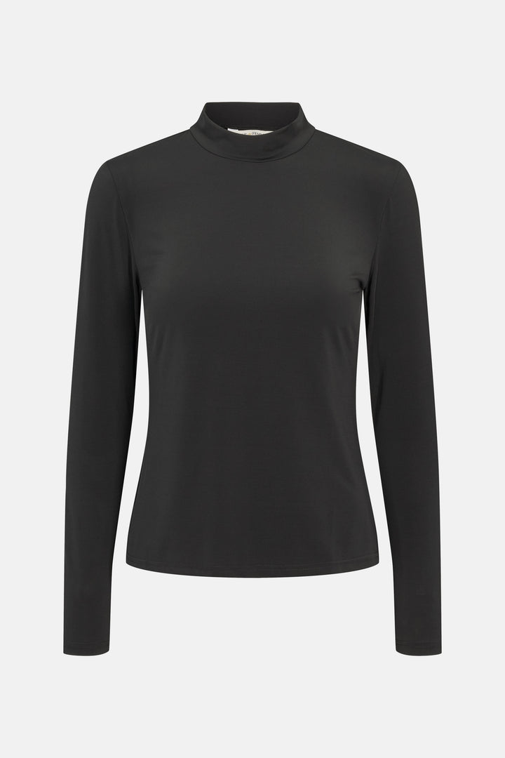 Rue de Femme RDFRoll neck bluse BLOUSE Sort
