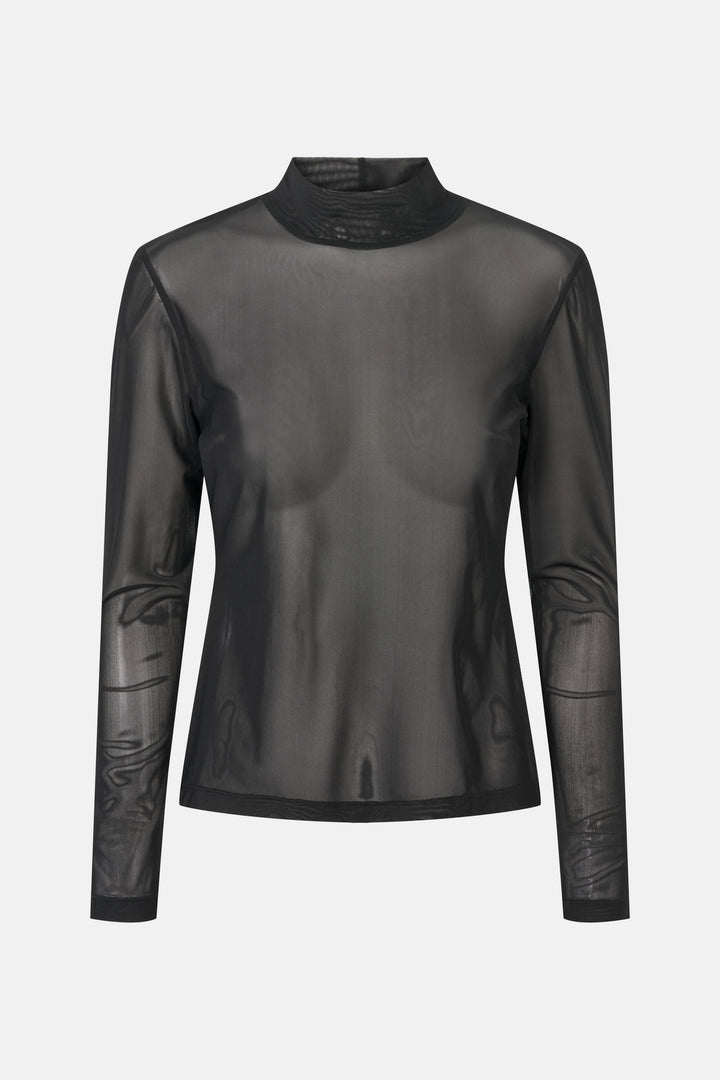 Rue de Femme RDFRoll neck bluse BLOUSE Sort