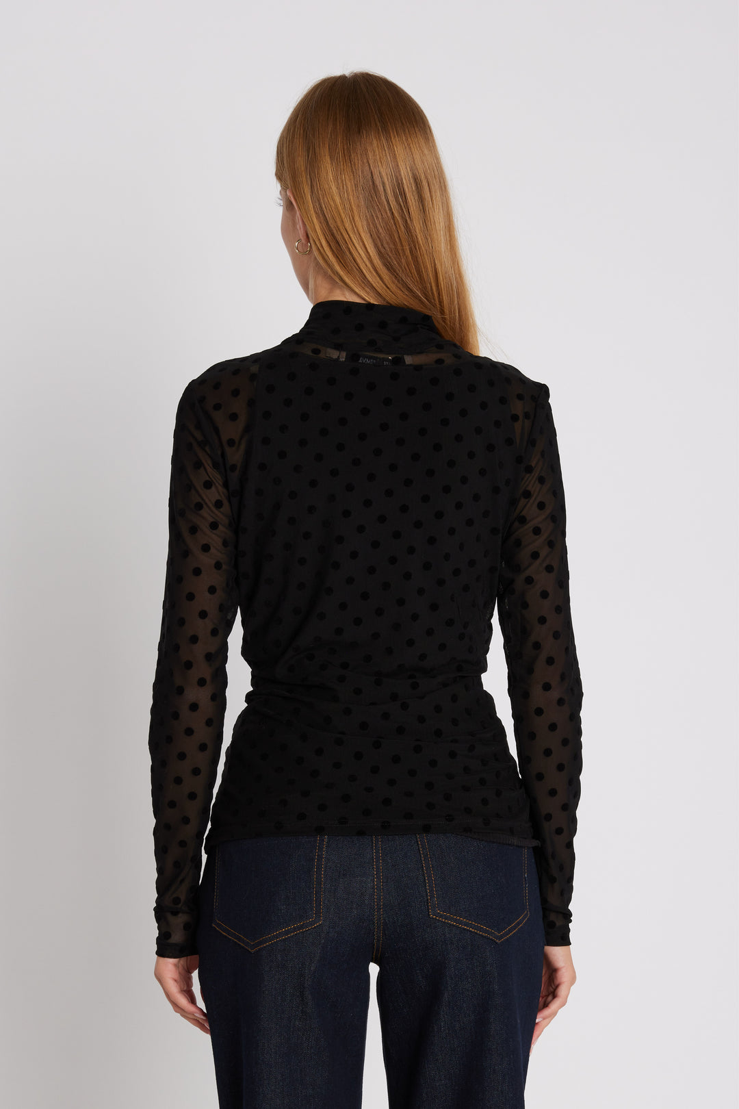 Rue de Femme RDFRoll neck bluse SHIRTS Sort