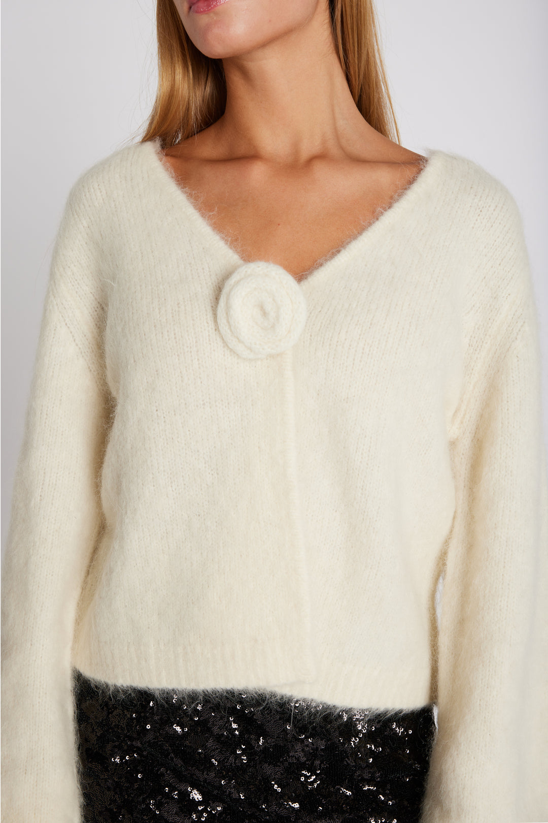 Rue de Femme RDFRosalba strik KNITWEAR, HEAVY 02 Off white