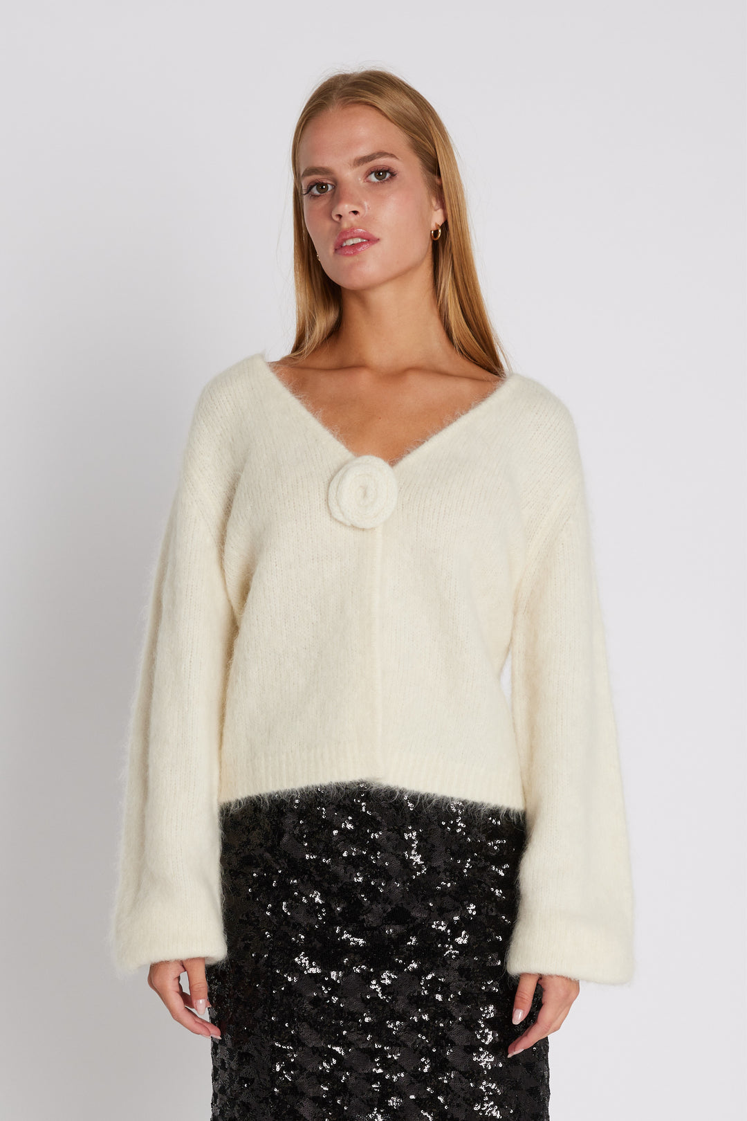 Rue de Femme RDFRosalba strik KNITWEAR, HEAVY 02 Off white