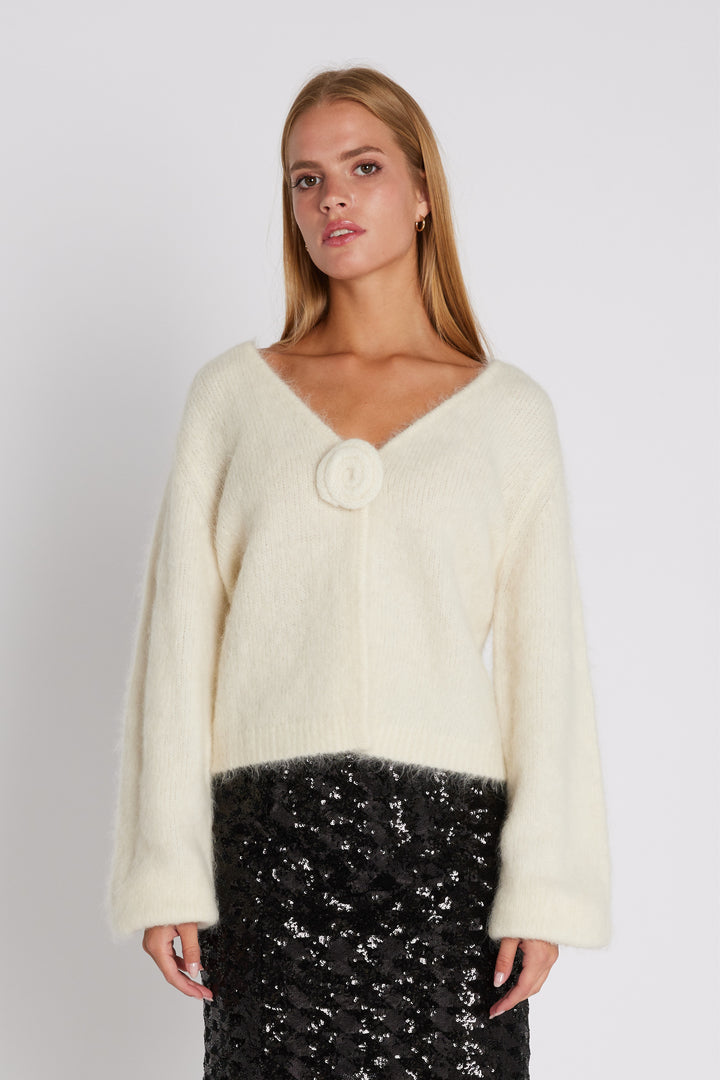 Rue de Femme RDFRosalba strik KNITWEAR, HEAVY 02 Off white