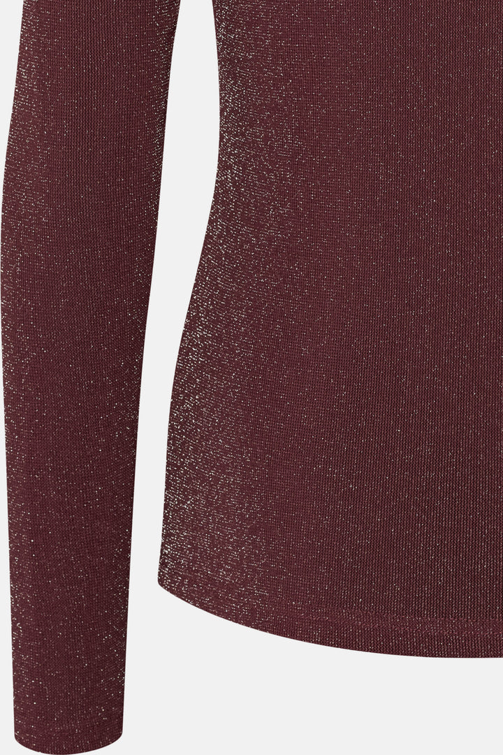 Rue de Femme RDFRoundNeck bluse BLOUSE 306 Wine
