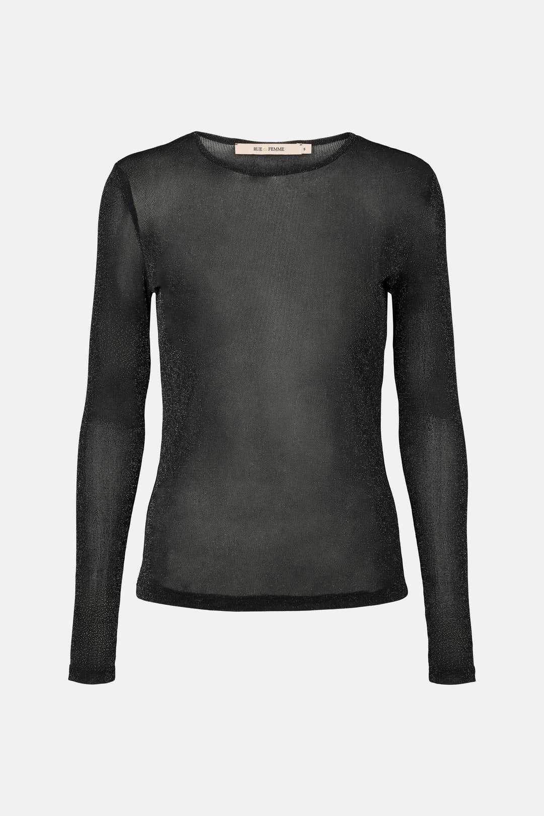 Rue de Femme RDFRoundNeck bluse BLOUSE Sort
