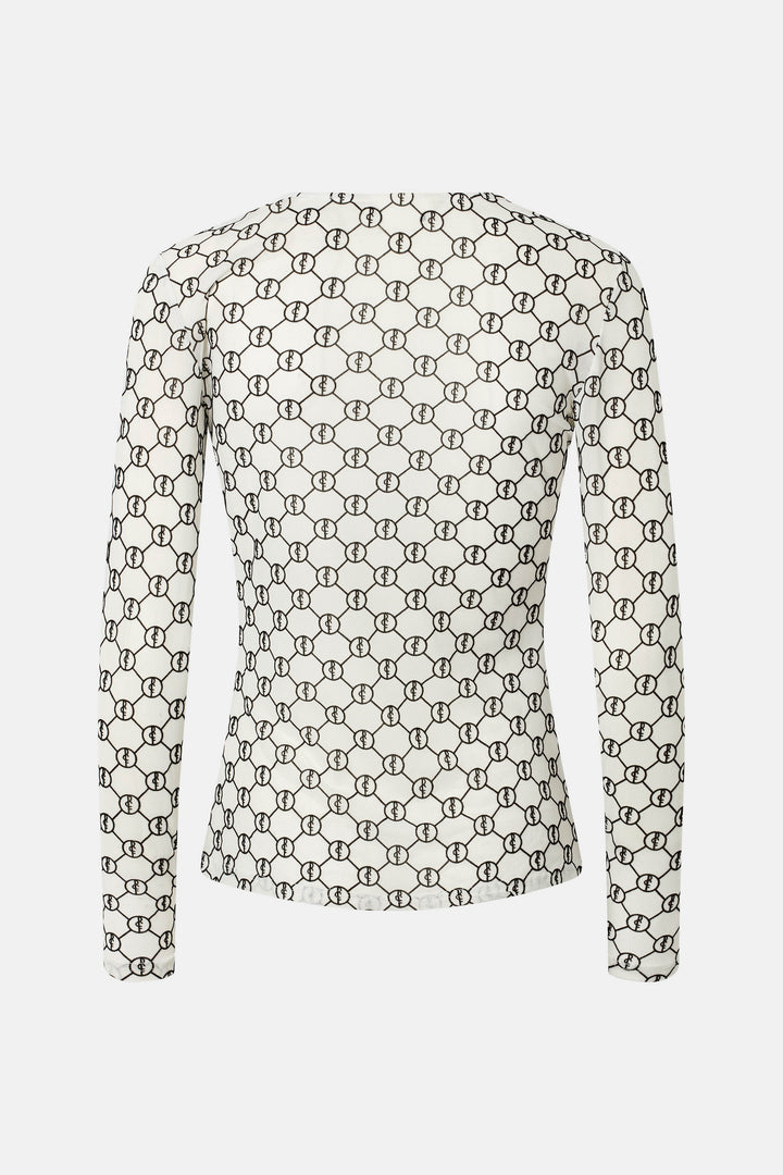 Rue de Femme RDFRound neck bluse BLOUSE 02 Off white