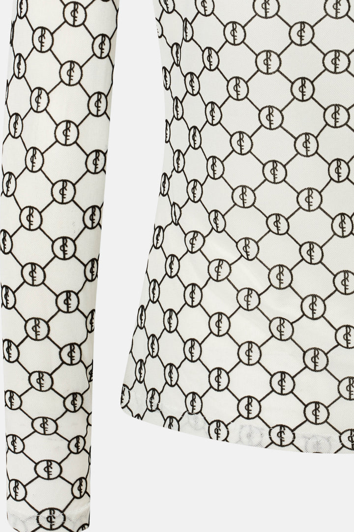 Rue de Femme RDFRound neck bluse BLOUSE 02 Off white