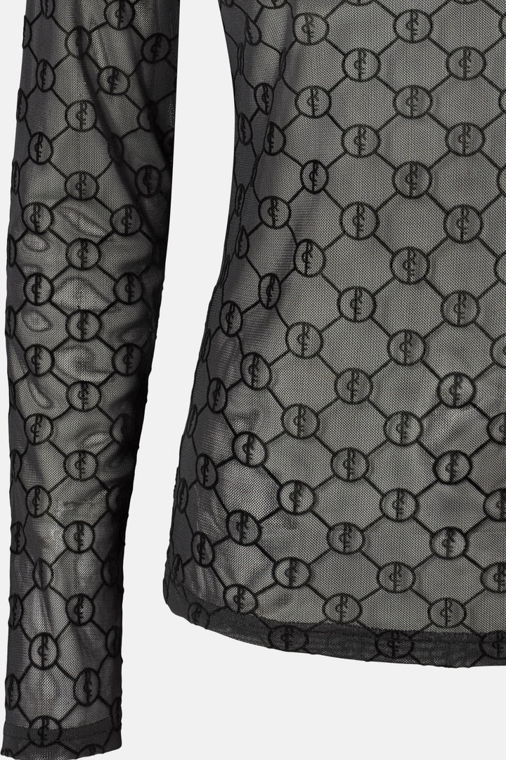 Rue de Femme RDFRound neck bluse BLOUSE Sort