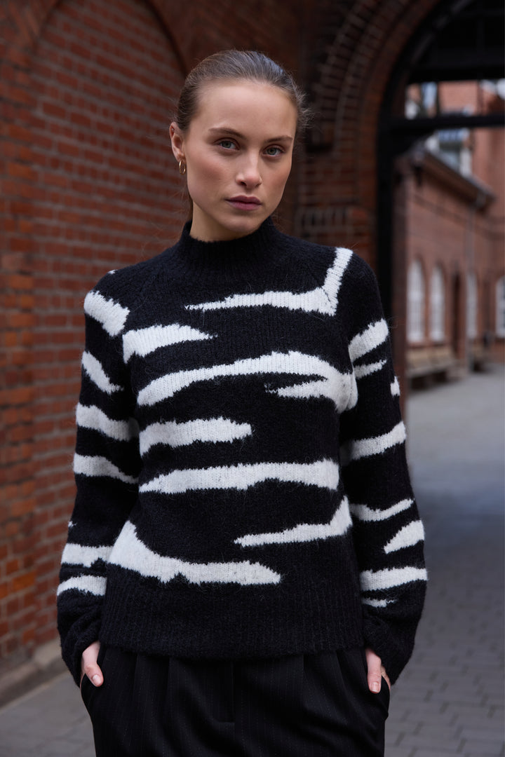 Rue de Femme RDFSabire strik KNITWEAR, HEAVY Sort
