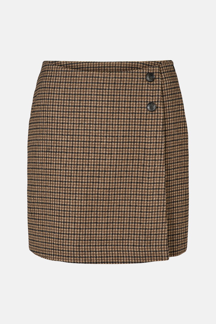 Rue de Femme RDFSelah slå-om nederdel SKIRTS 194 Chocolat