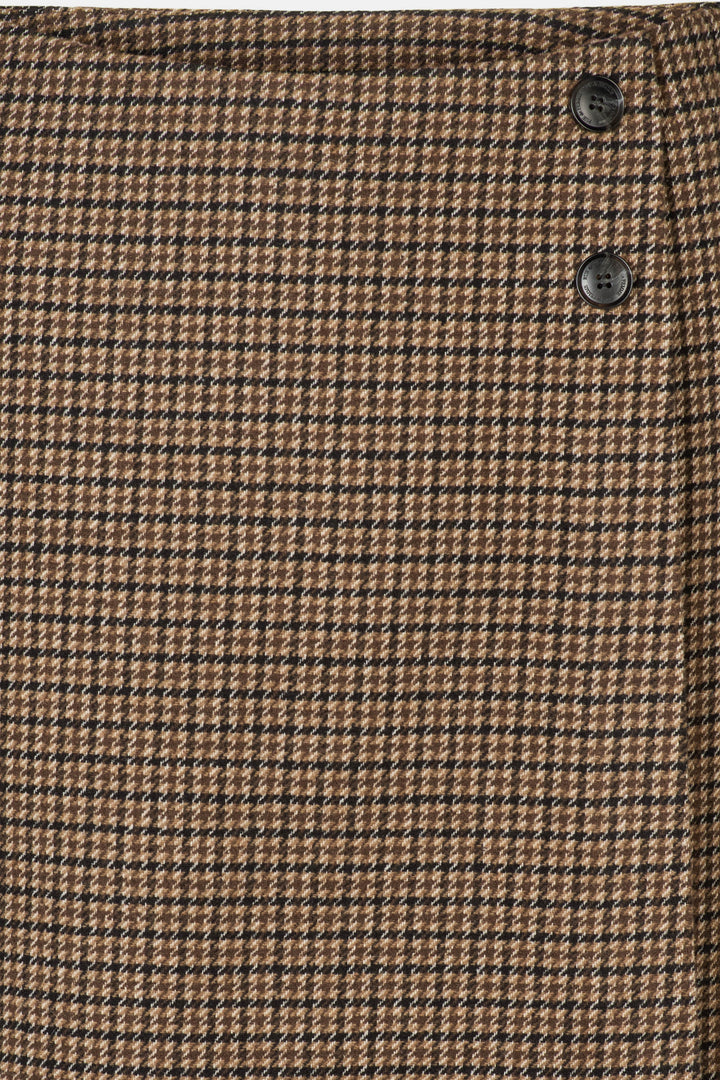 Rue de Femme RDFSelah slå-om nederdel SKIRTS 194 Chocolat