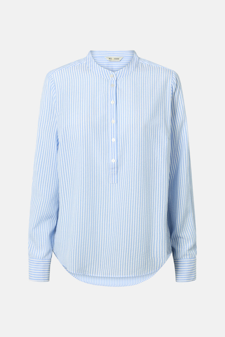 Rue de Femme RDFSeren skjorte SHIRTS 270 Blue stone