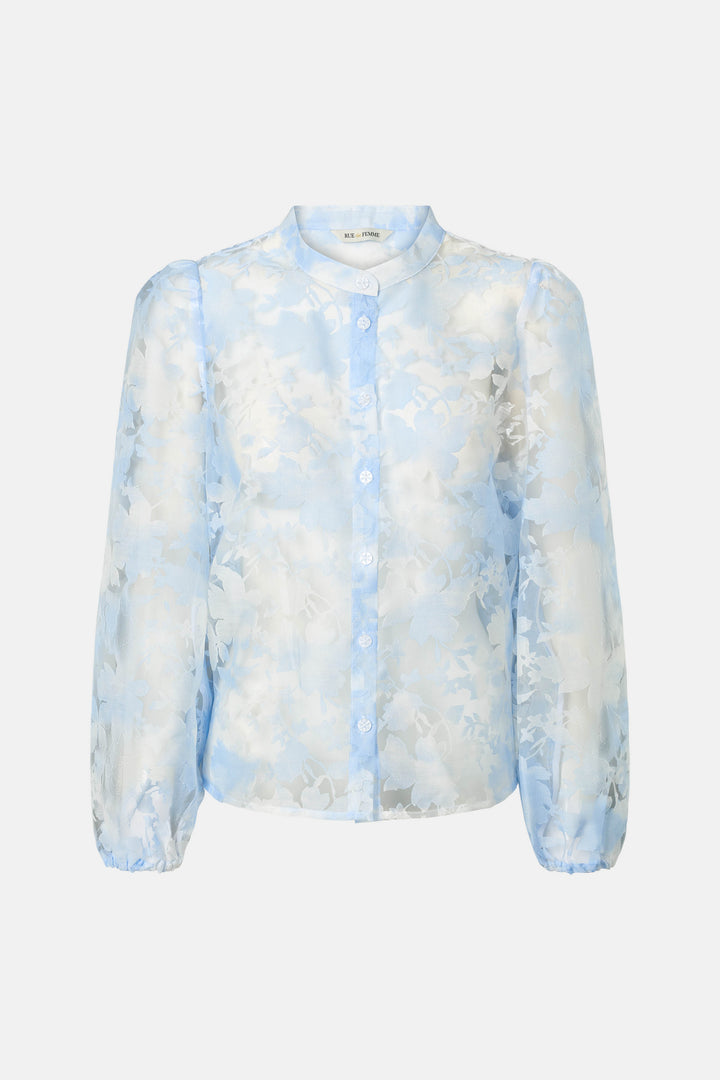 Rue de Femme RDFSerene skjorte SHIRTS 270 Blue stone