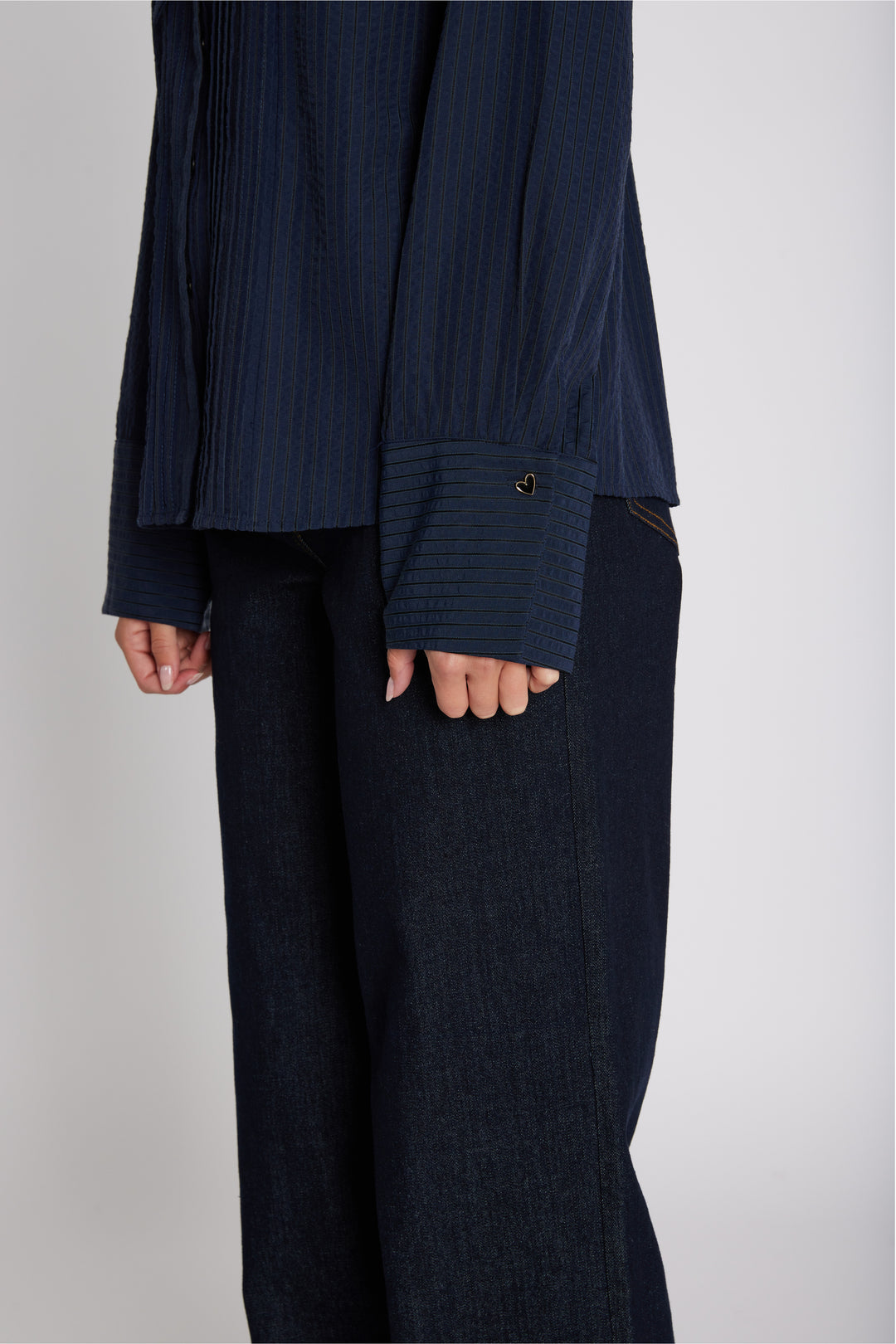 Rue de Femme RDFSheena skjorte SHIRTS 282 Blue shadow