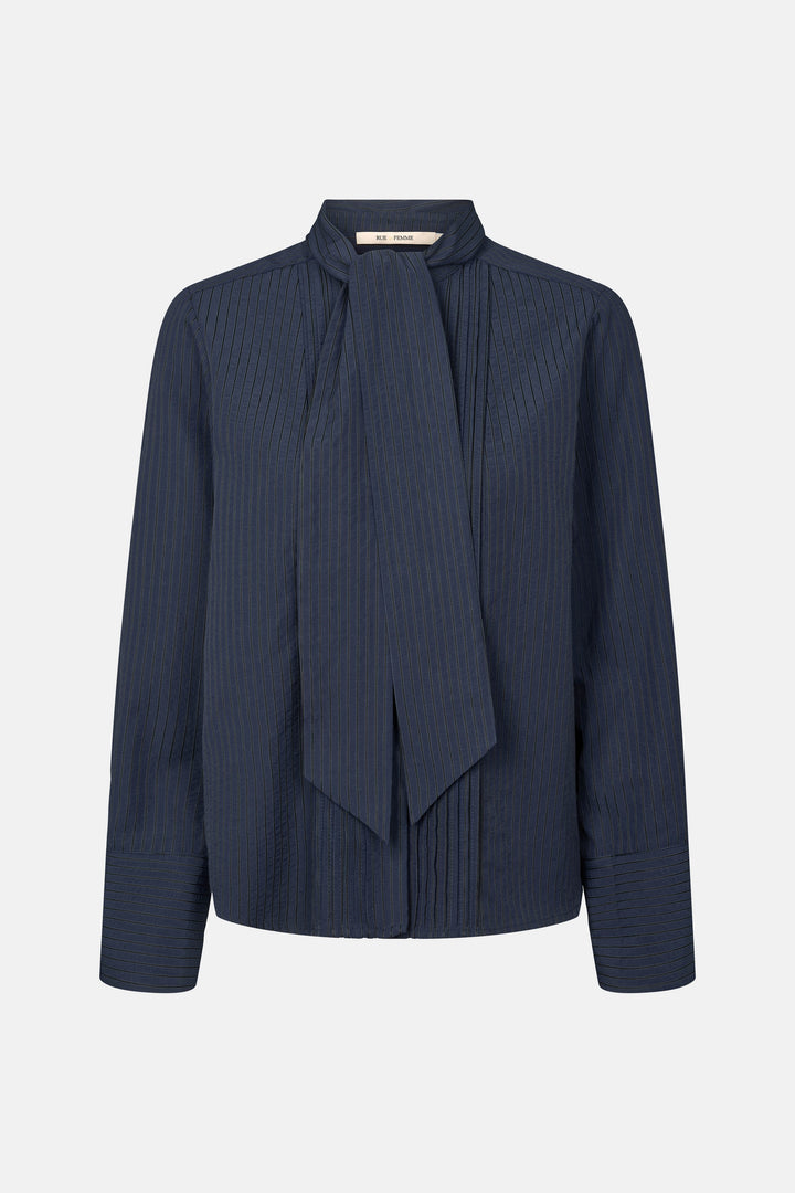 Rue de Femme RDFSheena skjorte SHIRTS 282 Blue shadow