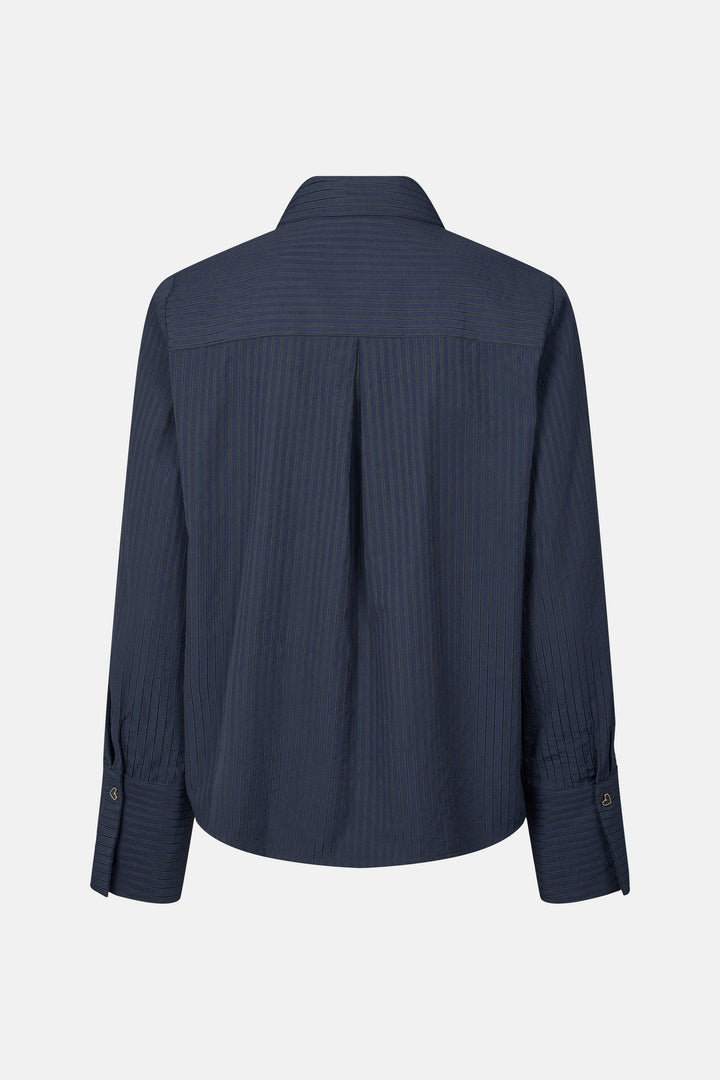 Rue de Femme RDFSheena skjorte SHIRTS 282 Blue shadow