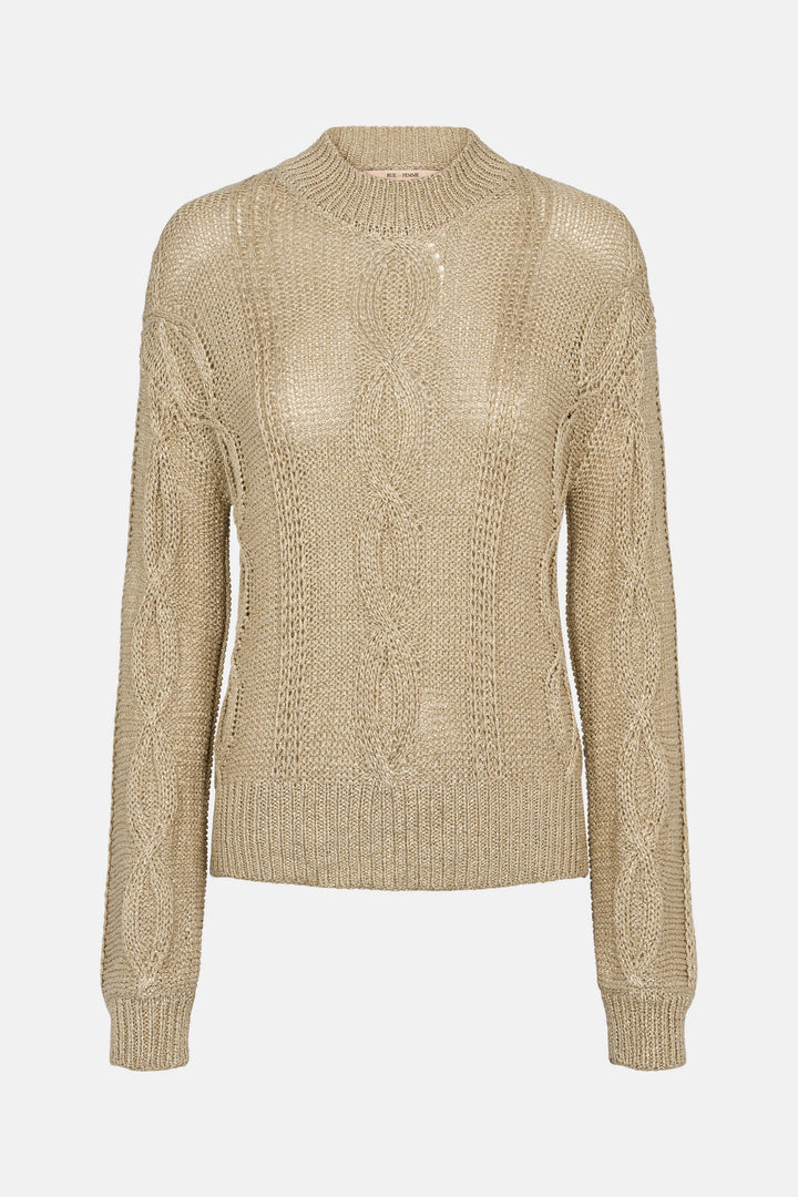 Rue de Femme RDFSiena strik KNITWEAR, LIGHT 90 Gold