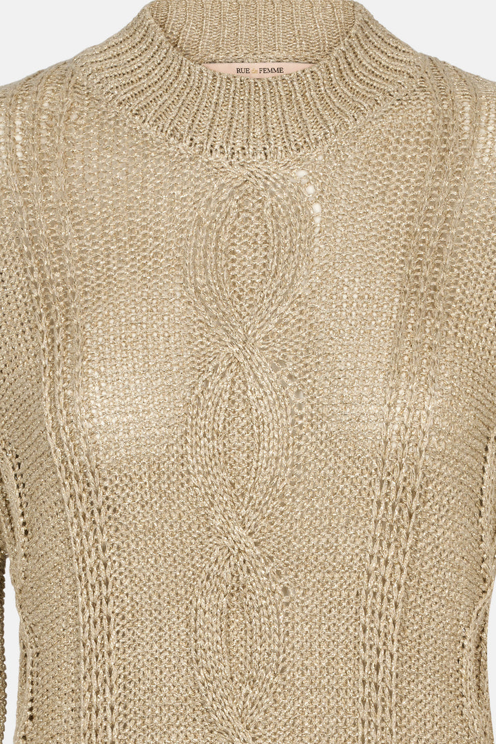 Rue de Femme RDFSiena strik KNITWEAR, LIGHT 90 Gold