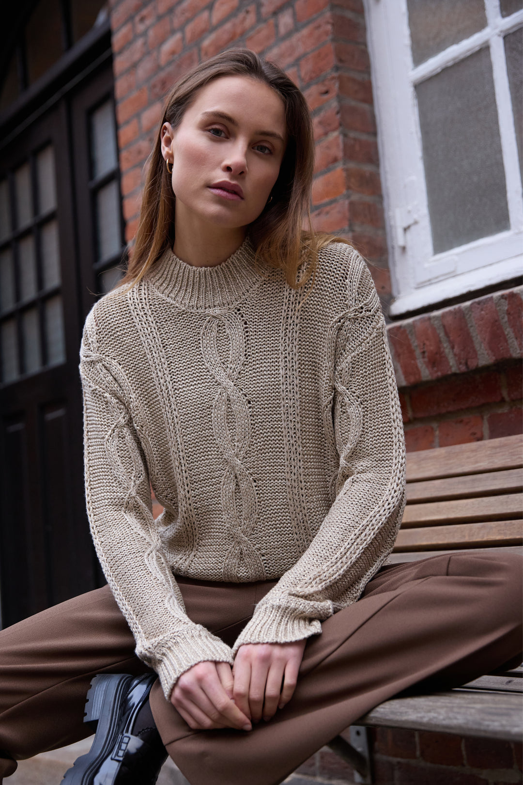 Rue de Femme RDFSiena strik KNITWEAR, LIGHT 90 Gold