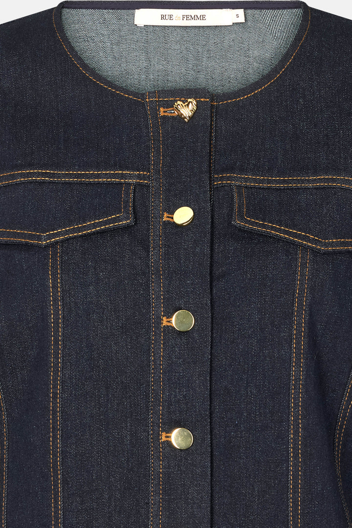 Rue de Femme RDFSolenne jakke OUTERWEAR 200 Blue denim