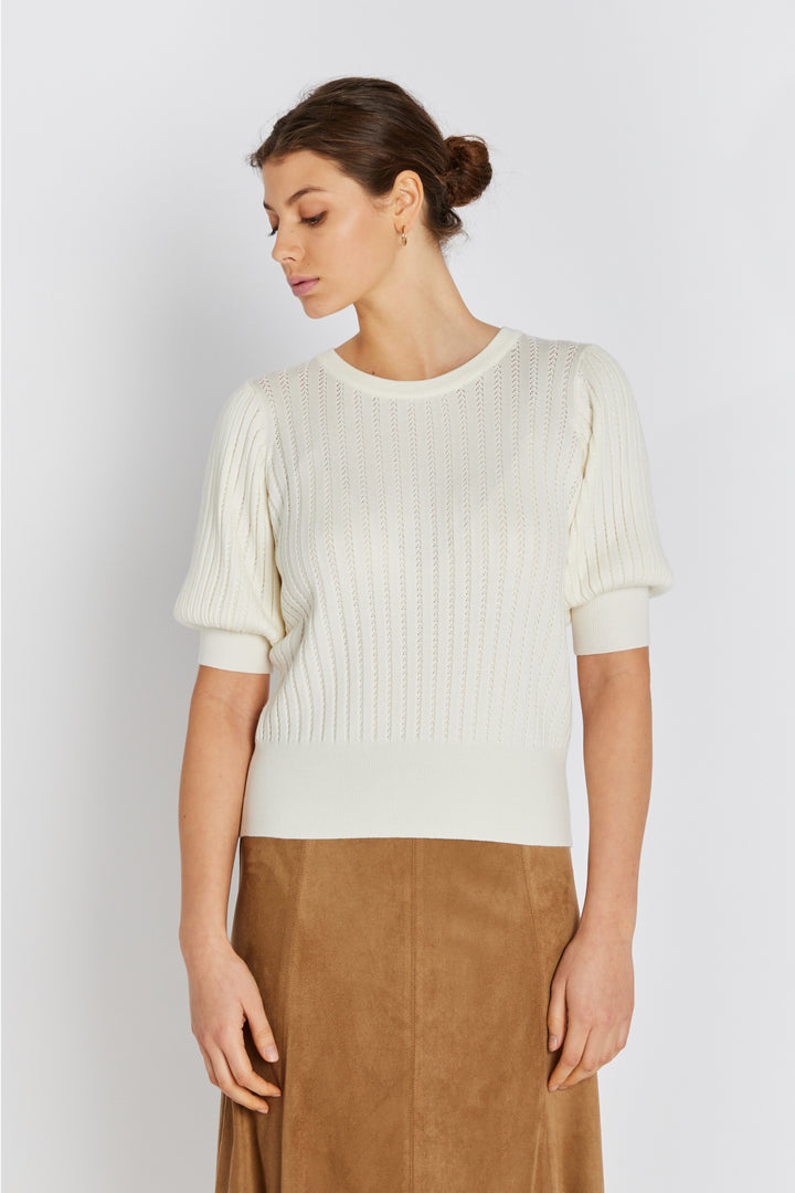 Rue de Femme RDFSorrelPoi strik KNITWEAR 01 White