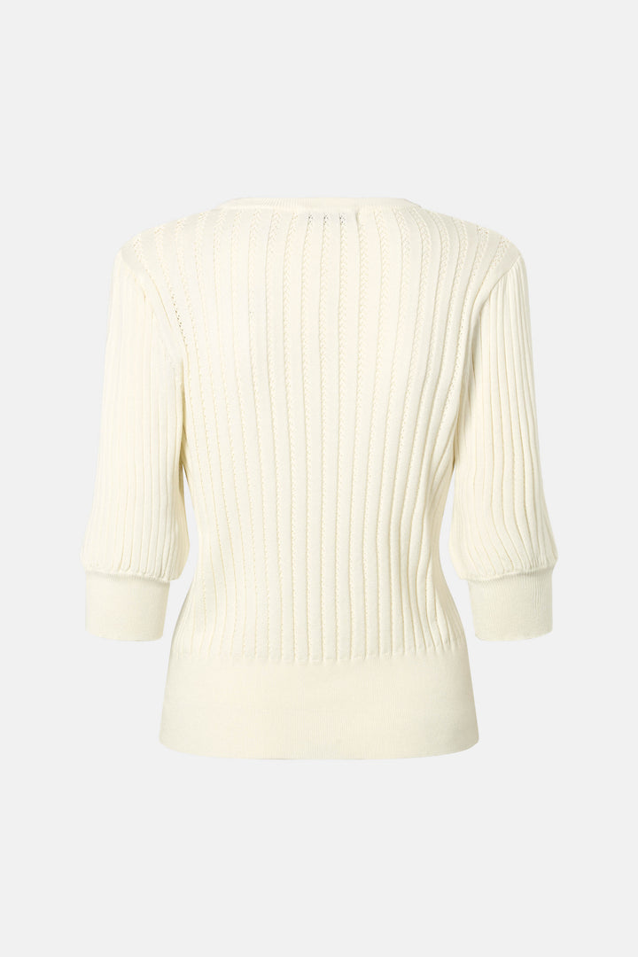 Rue de Femme RDFSorrelPoi strik KNITWEAR 01 White