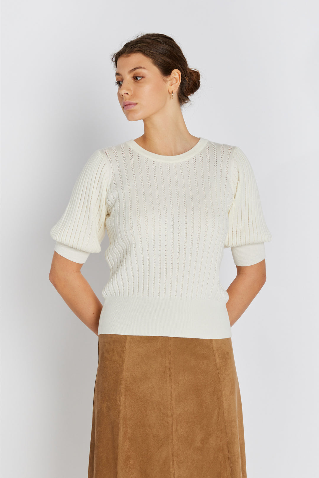 Rue de Femme RDFSorrelPoi strik KNITWEAR 01 White