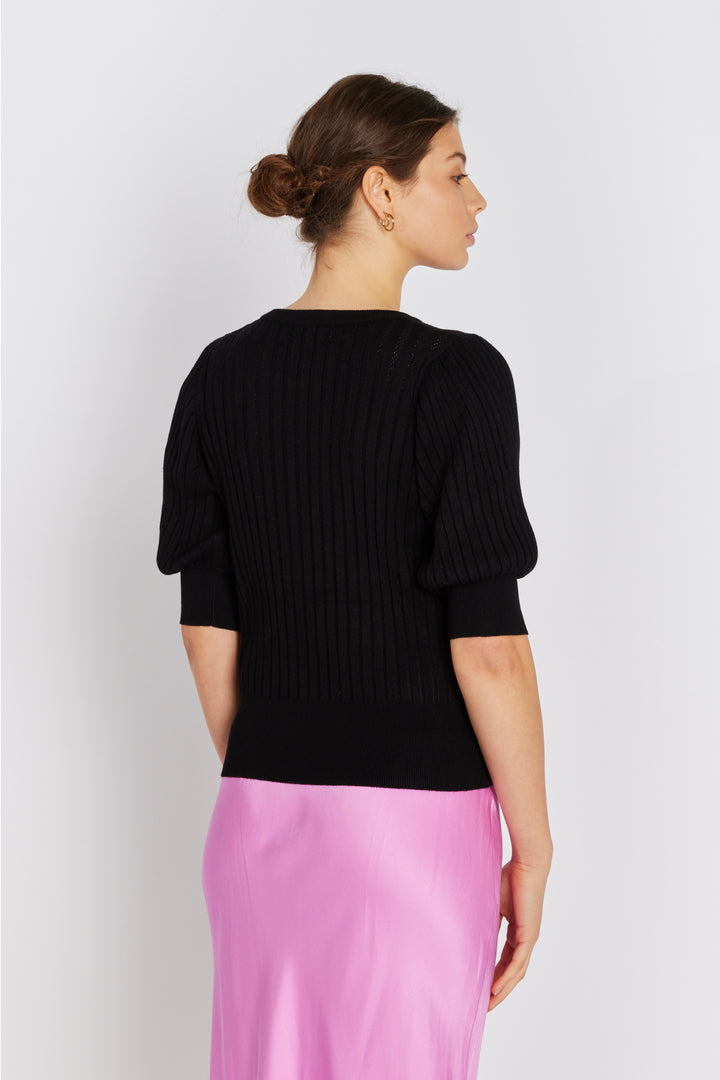 Rue de Femme RDFSorrelPoi strik KNITWEAR Sort