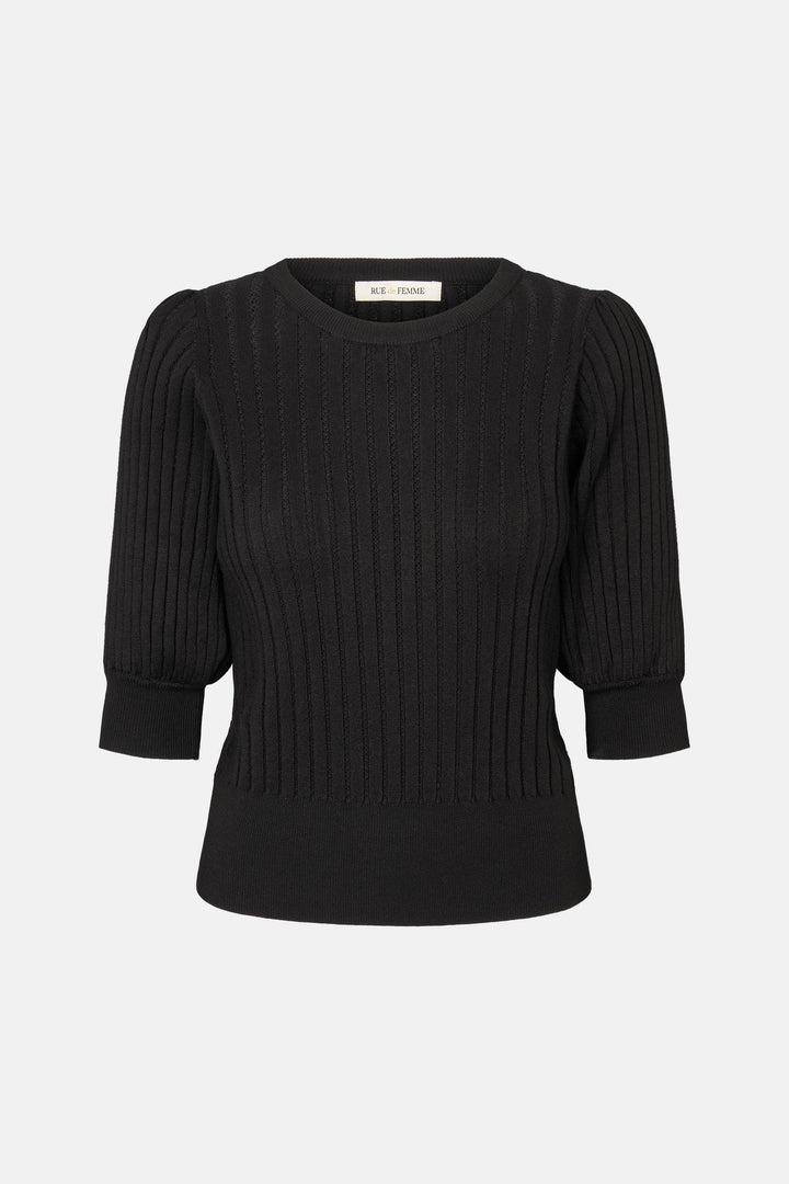 Rue de Femme RDFSorrelPoi strik KNITWEAR Sort