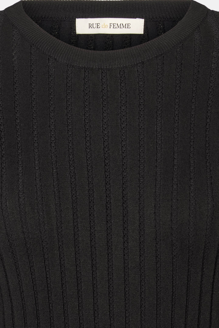 Rue de Femme RDFSorrelPoi strik KNITWEAR Sort