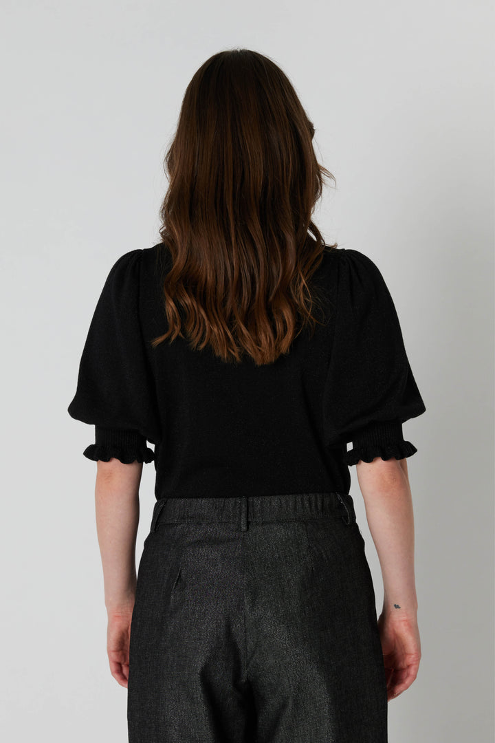 Rue de Femme RDFSorrelScallop strik KNITWEAR Sort