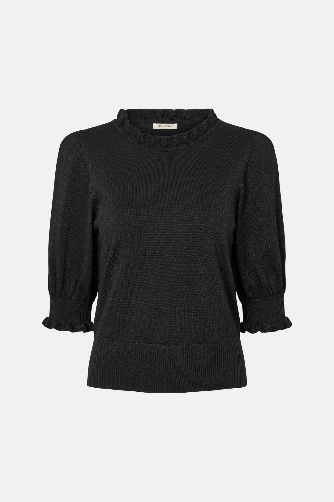 Rue de Femme RDFSorrelScallop strik KNITWEAR Sort
