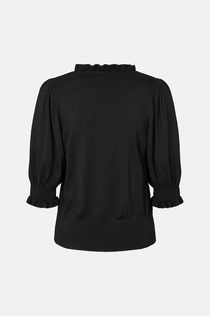 Rue de Femme RDFSorrelScallop strik KNITWEAR Sort