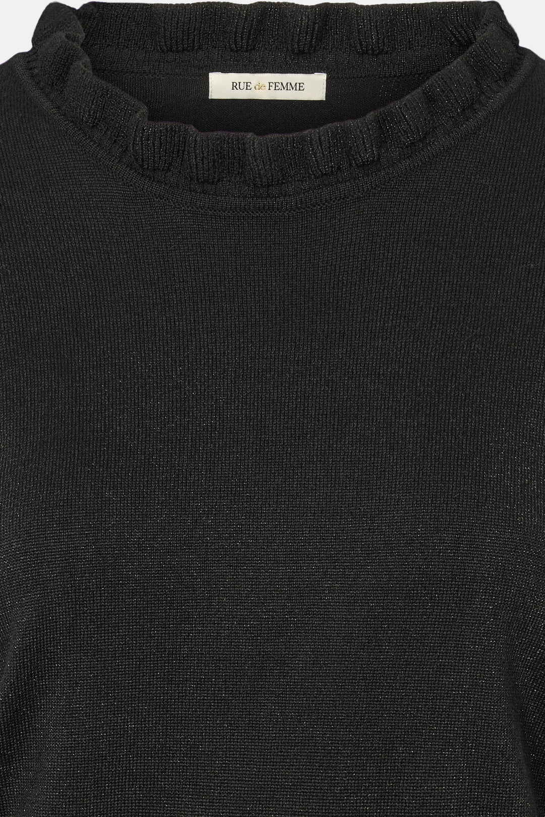 Rue de Femme RDFSorrelScallop strik KNITWEAR Sort