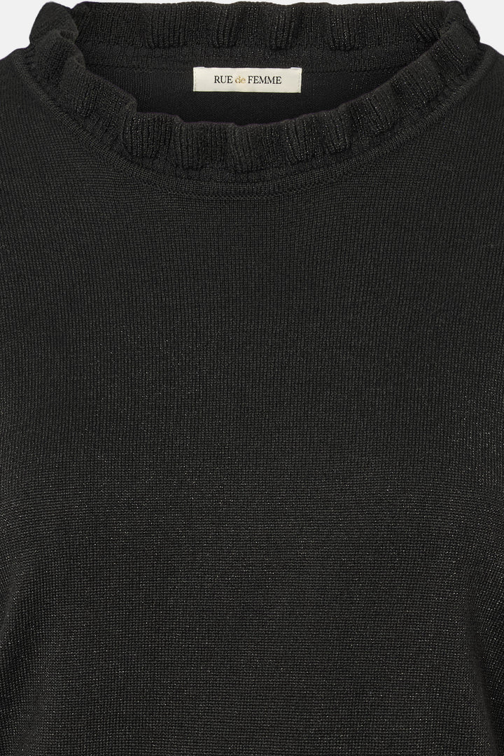 Rue de Femme RDFSorrelScallop strik KNITWEAR Sort