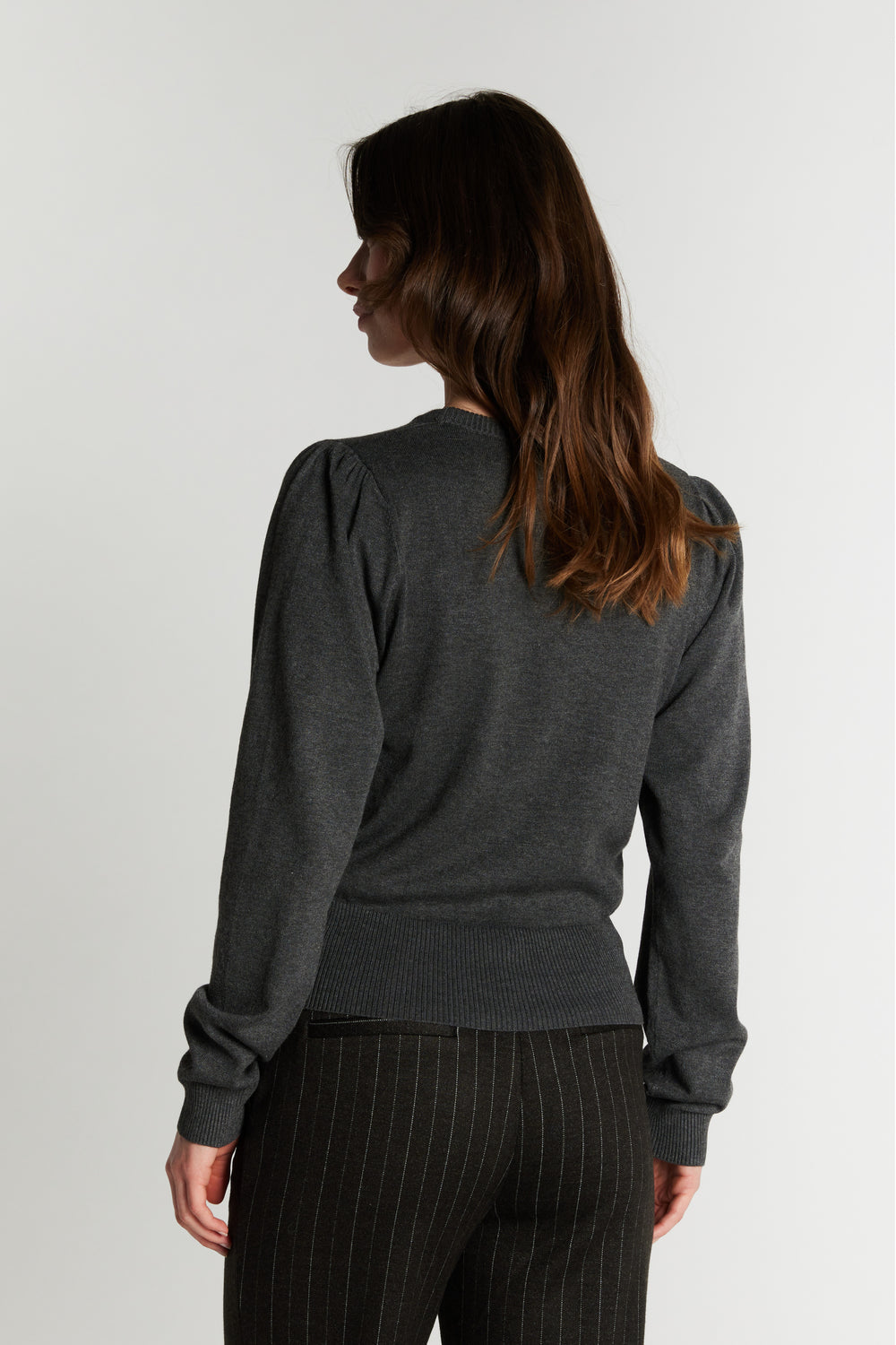 Rue de Femme RDFSorrel LS strik KNITWEAR 17 Grey melange