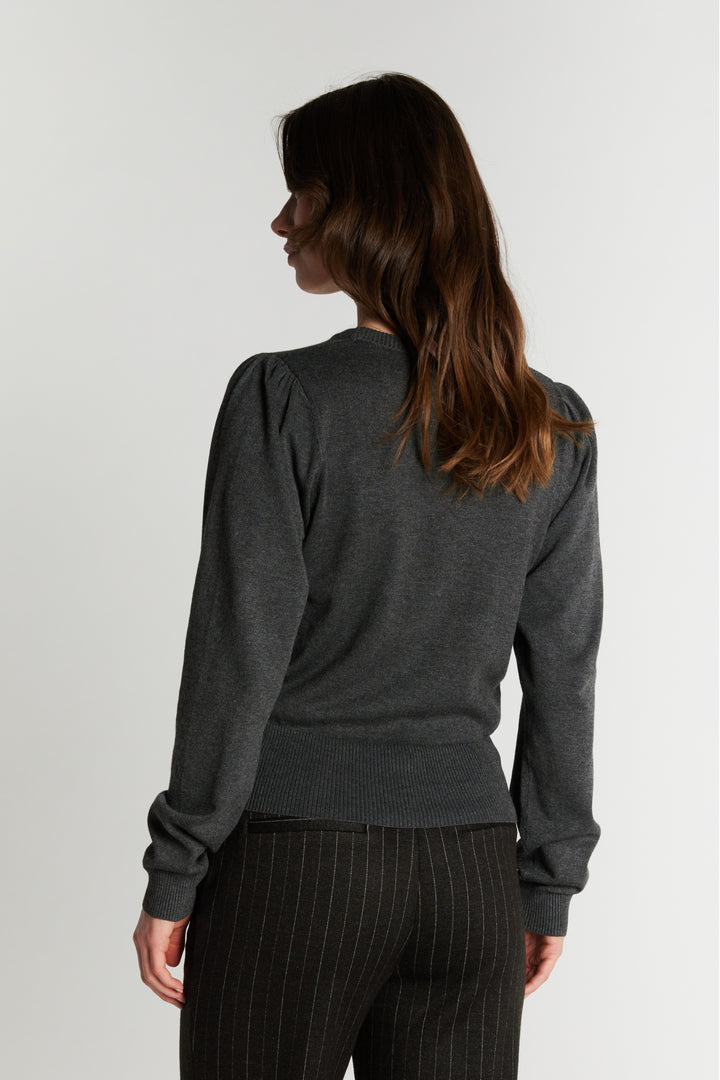 Rue de Femme RDFSorrel LS strik KNITWEAR 17 Grey melange