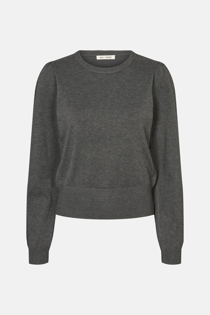 Rue de Femme RDFSorrel LS strik KNITWEAR 17 Grey melange