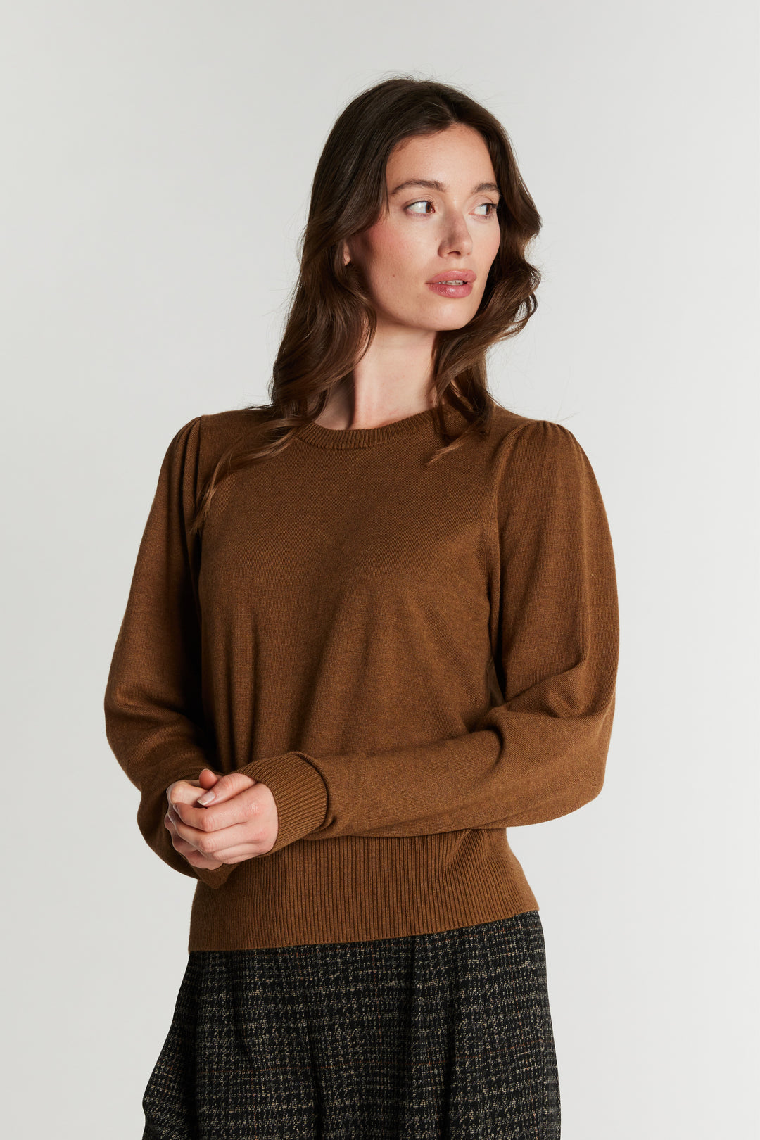 Rue de Femme RDFSorrel LS strik KNITWEAR 189 Chanterelle