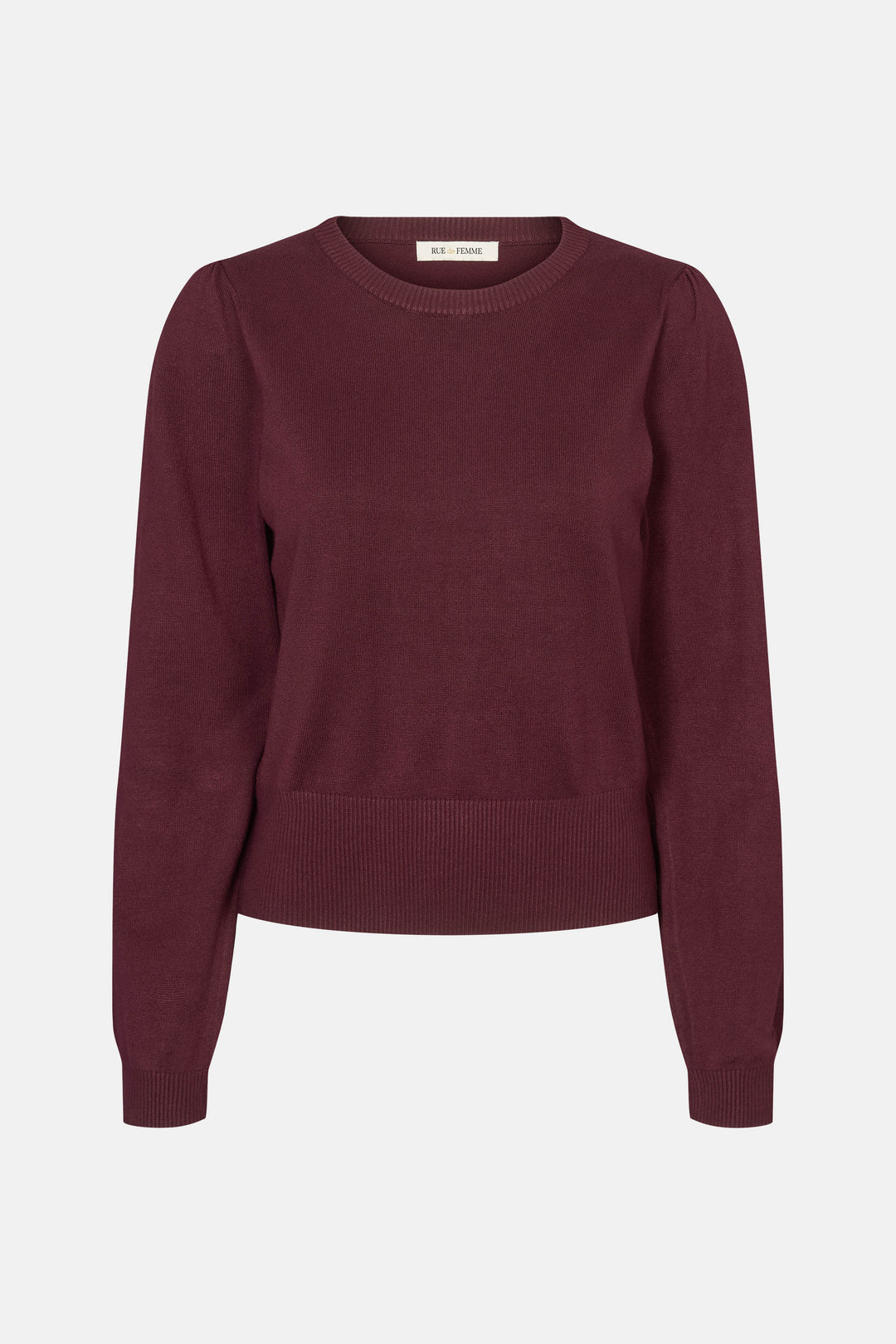 Rue de Femme RDFSorrel LS strik KNITWEAR 393 Merlot