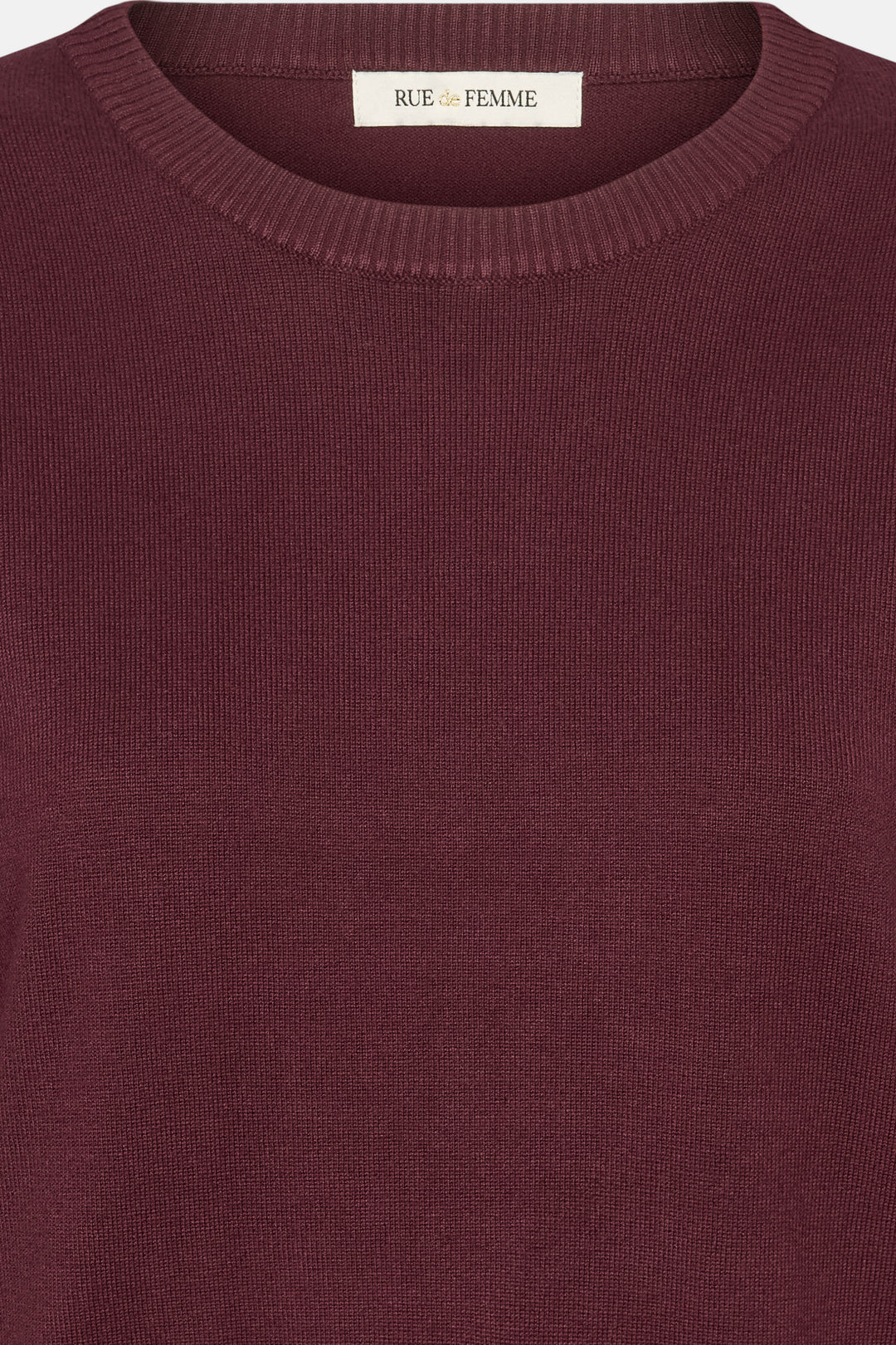 Rue de Femme RDFSorrel LS strik KNITWEAR 393 Merlot