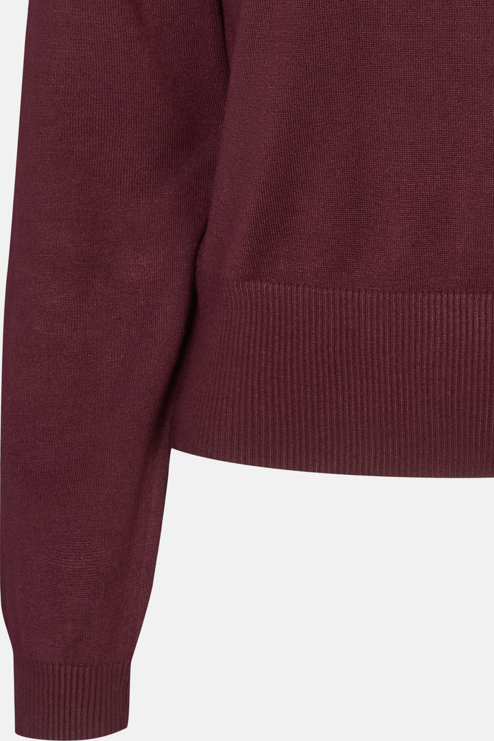 Rue de Femme RDFSorrel LS strik KNITWEAR 393 Merlot