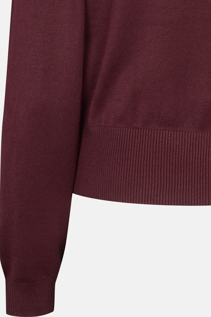 Rue de Femme RDFSorrel LS strik KNITWEAR 393 Merlot