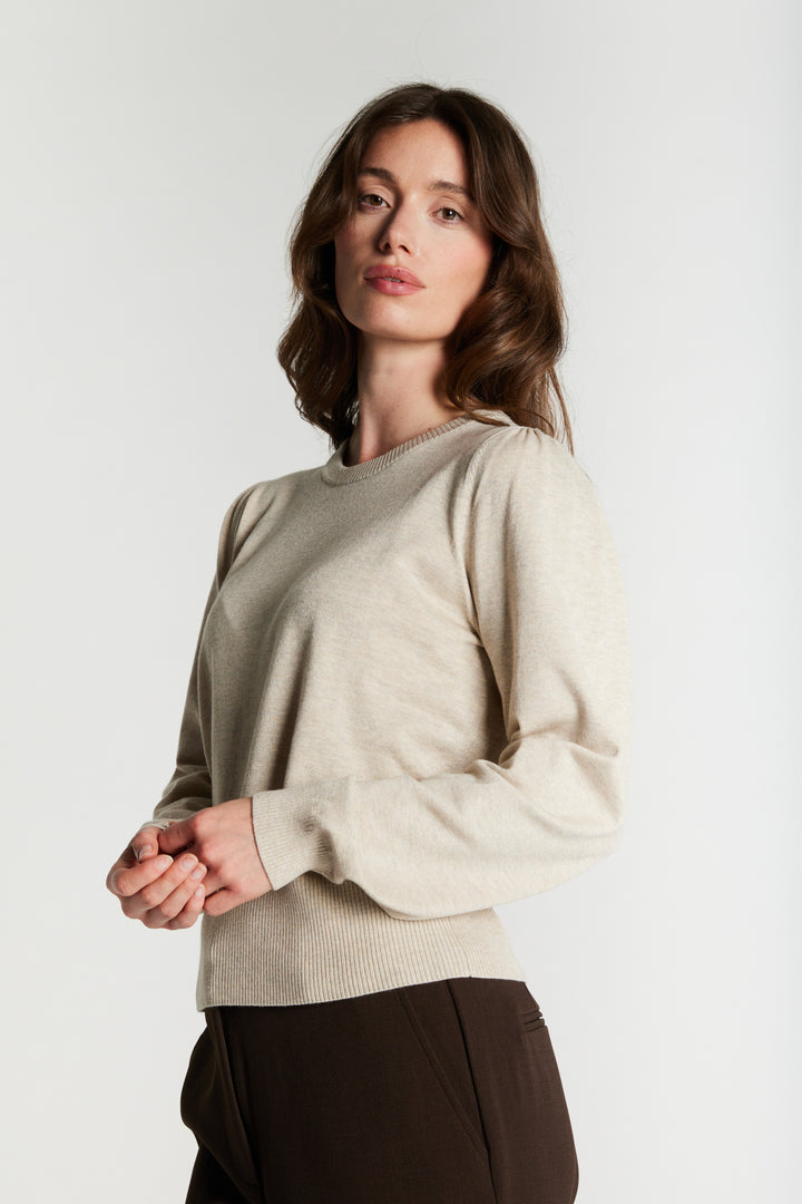 Rue de Femme RDFSorrel LS strik KNITWEAR Sand